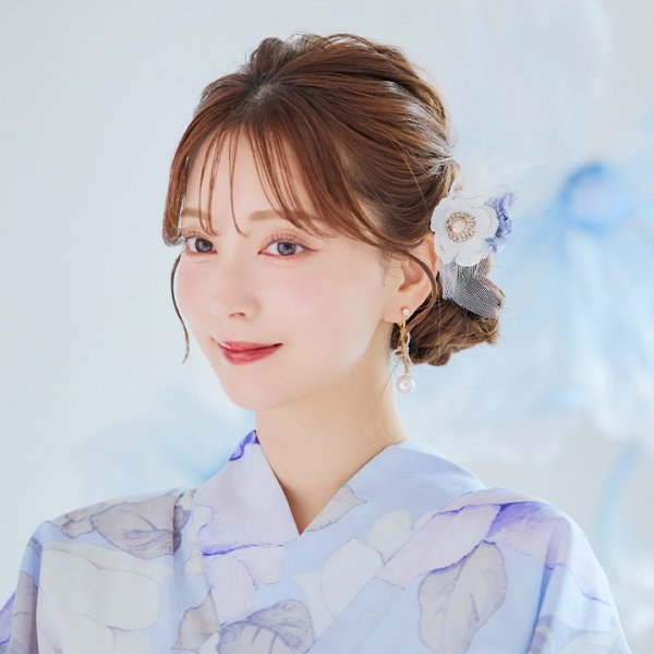 画像7: 【即日発送】【浴衣小物】2連フラワーコサージュ【3カラー】[YMT]