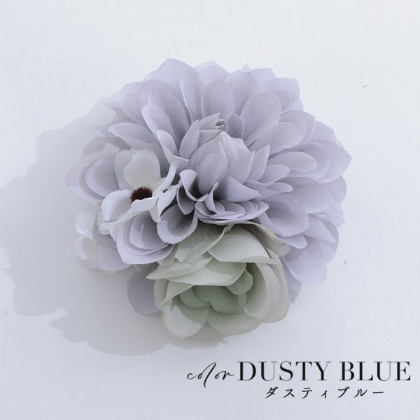 画像3: 【即日発送】【浴衣小物】ダスティフラワーコサージュ【2カラー】[YMT]