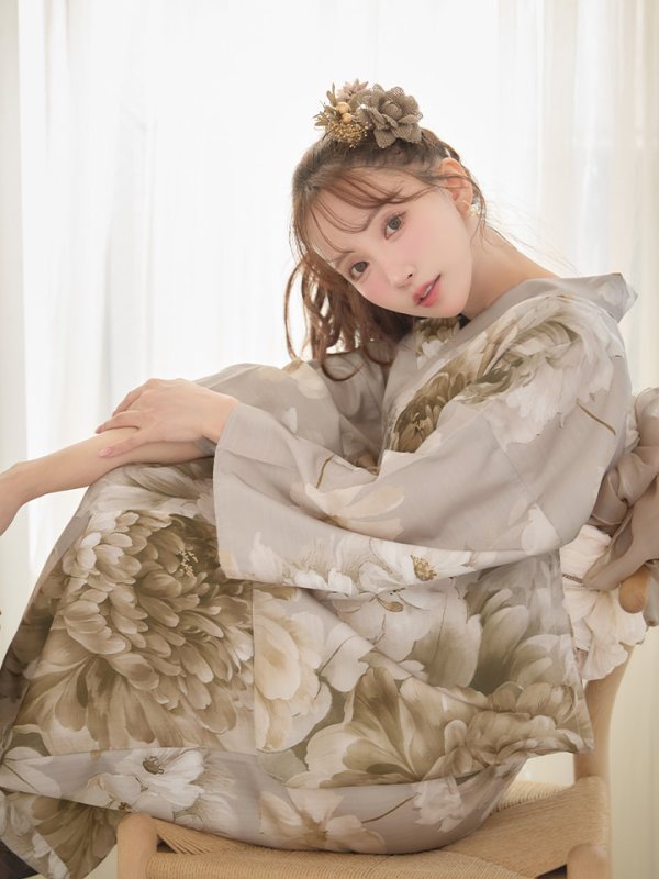 画像8: 【浴衣小物】小花とクリアフラワーコサージュ【1カラー】