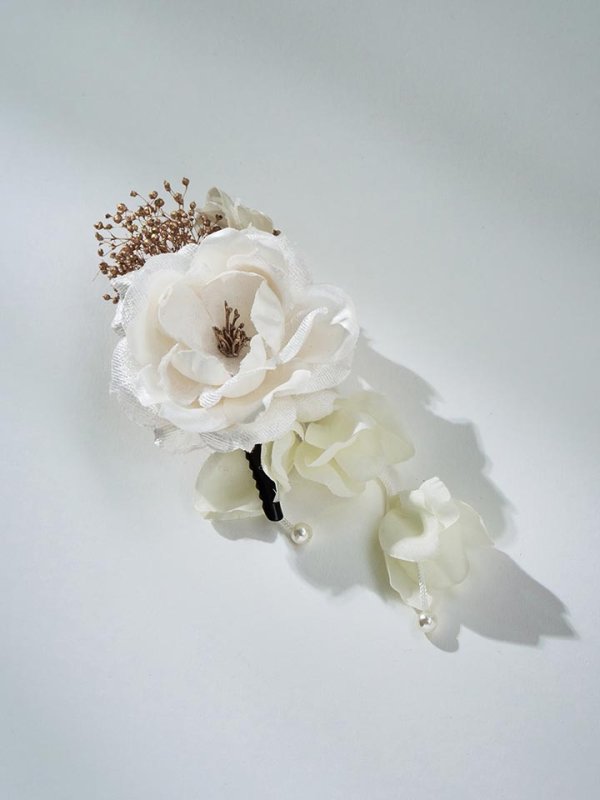 画像3: 【浴衣小物】アンティークフラワーコサージュ【3カラー】