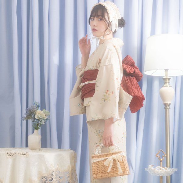 画像11: パールレースリボン台形型カゴバッグ[YMT]