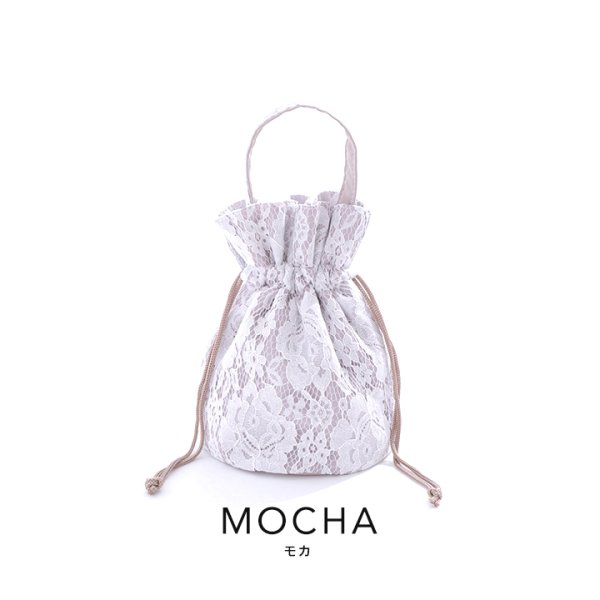 画像3: レース巾着袋 / 巾着バッグ [YMT]