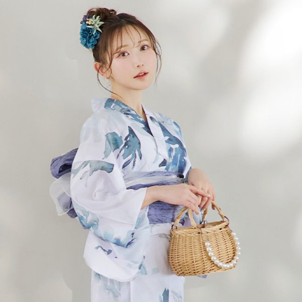 画像6: パール付きラタン編みラウンドカゴバッグ[HC02]