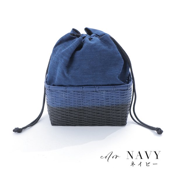 画像5: 【浴衣小物/かごバック】カゴ巾着【4カラー】[YMT]