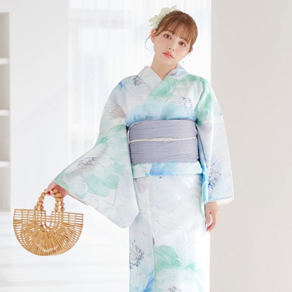 画像3: 木製ハンドル付き竹編み半円カゴバッグ[HC02]