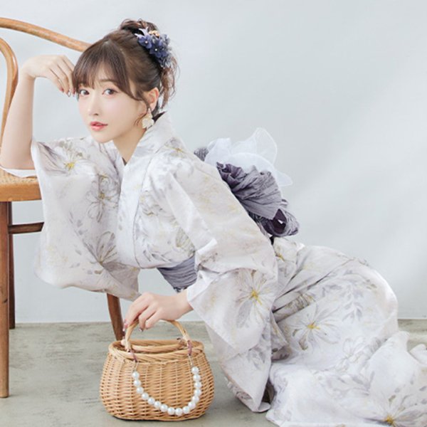 画像20: 【浴衣小物】3連フラワーコサージュ【3カラー】[HC02]