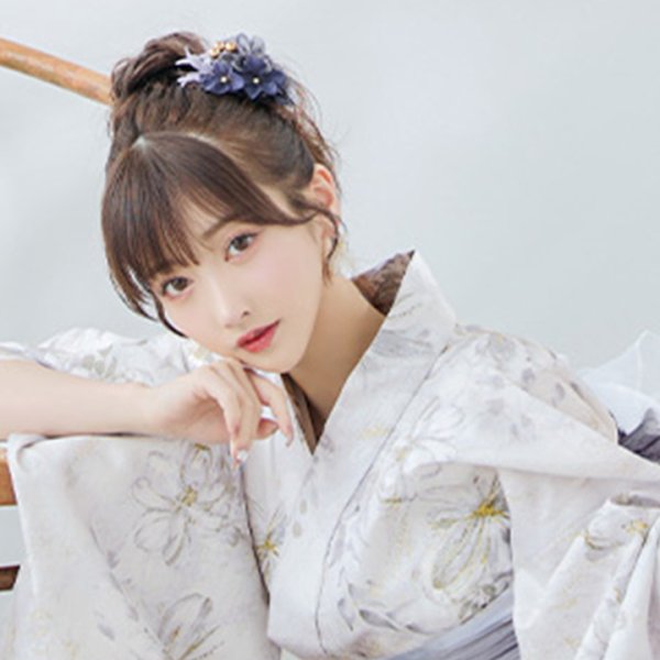 画像19: 【浴衣小物】3連フラワーコサージュ【3カラー】[HC02]