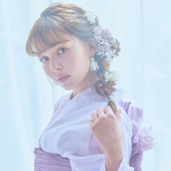 画像16: 【浴衣小物】3連フラワーコサージュ【3カラー】[HC02]