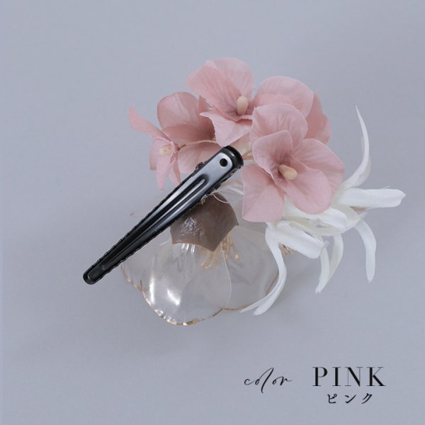 画像7: 【即日発送】【浴衣小物】パール付き3連フラワーコサージュ【2カラー】[HC02]