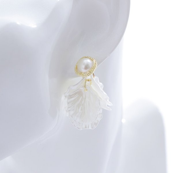 画像6: 【アクセサリー：ピアス】タッセルシェルピアス【HC02】