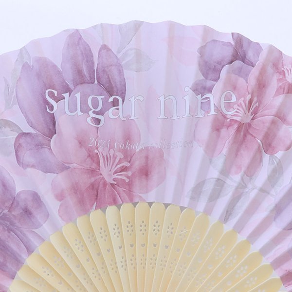 画像9: 【即日発送】【浴衣小物/扇子】フラワー柄扇子【4カラー】[YMT]