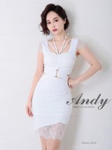 Andy ANDY Fashion Press 05 COLLECTION 07【ANDY/アンディ】カットアウト/ ワンカラー/ タイト/ タック/ ミニドレス/ キャバドレス[OF05]