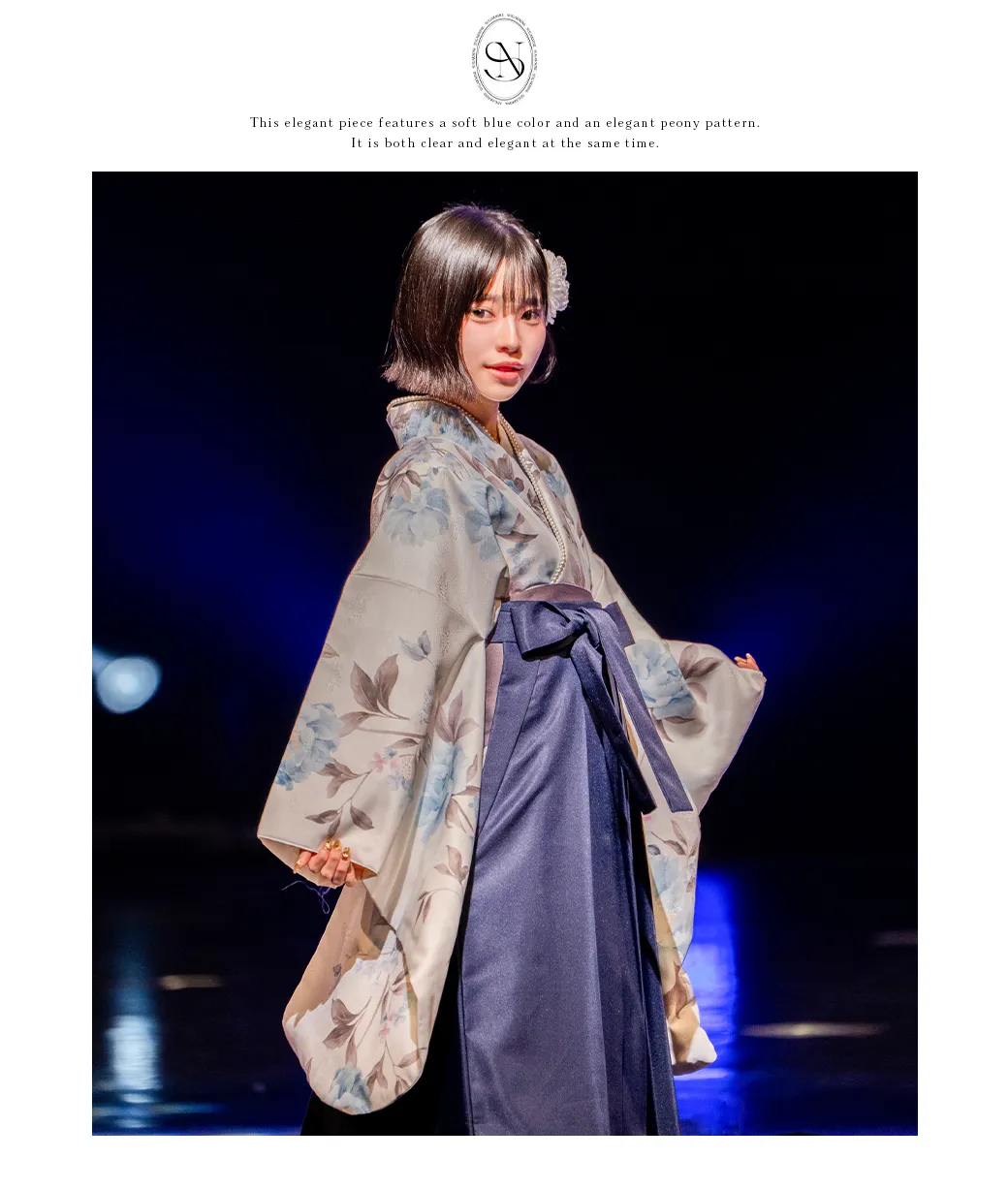 2025WINTER GAKUSEI RUNWAY 袴ステージランウェイレポート12