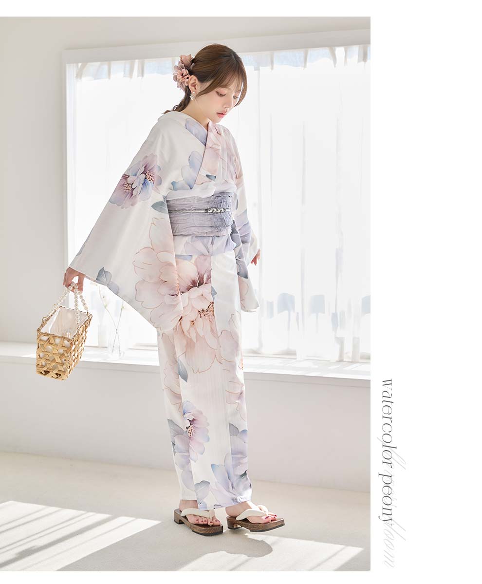 ちぃぽぽ(吉木千沙都)ちゃん着用 彩華グラデーション牡丹浴衣4