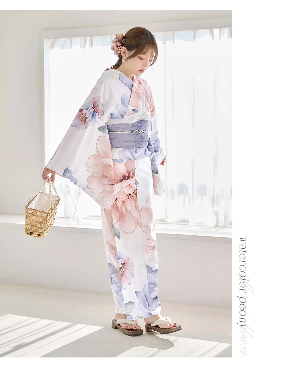 ちぃぽぽ(吉木千沙都)ちゃん着用 彩華グラデーション牡丹浴衣4
