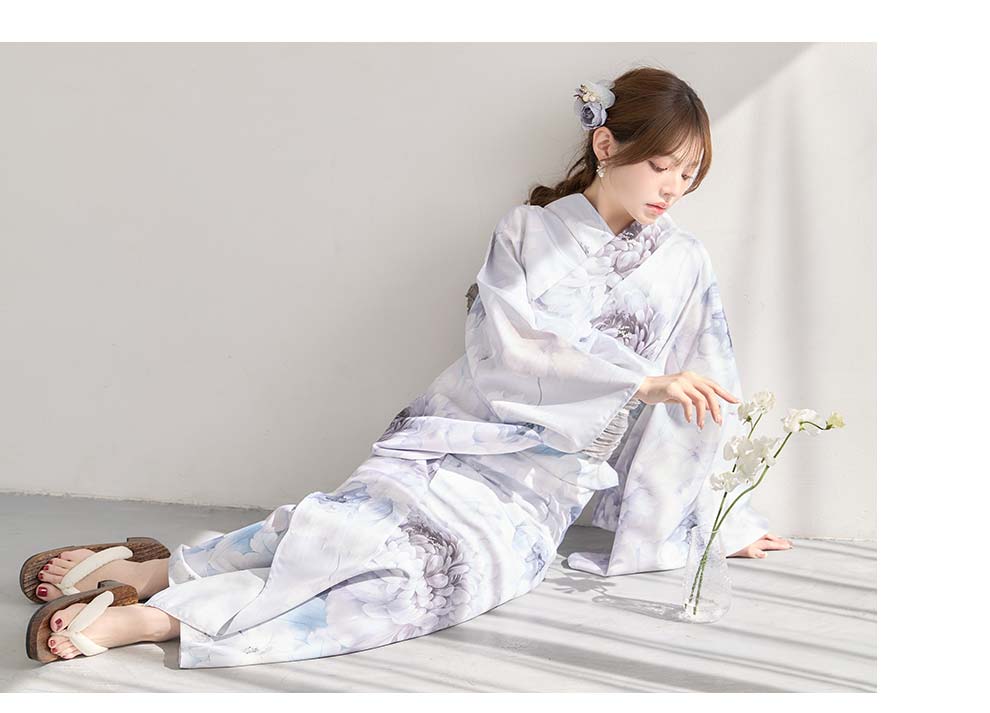 ちぃぽぽ(吉木千沙都)ちゃん着用 ニュアンスブルー浴衣4