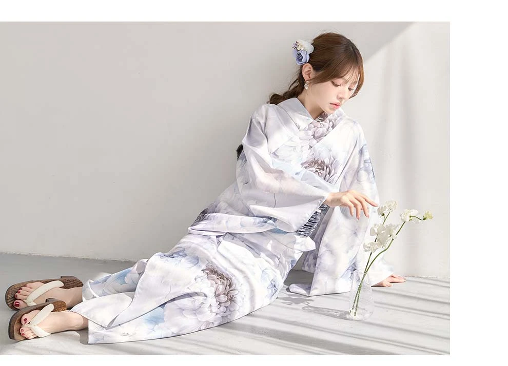 ちぃぽぽ(吉木千沙都)ちゃん着用 ニュアンスブルー浴衣4