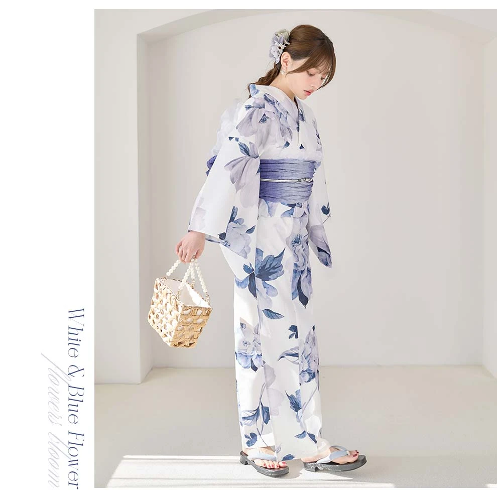 ちぃぽぽ(吉木千沙都)ちゃん着用 蒼花牡丹浴衣6