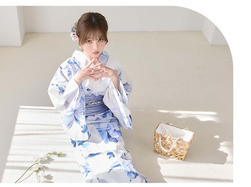 ちぃぽぽ(吉木千沙都)ちゃん着用 蒼花牡丹浴衣7