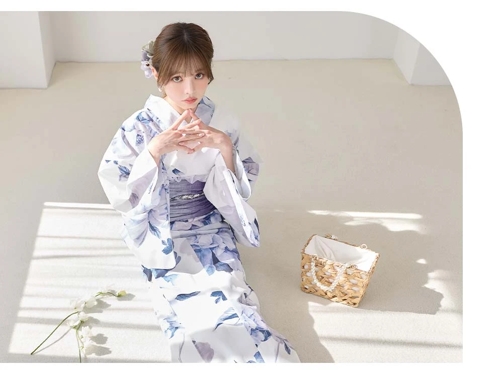 ちぃぽぽ(吉木千沙都)ちゃん着用 蒼花牡丹浴衣7