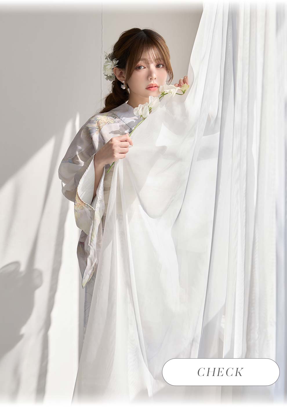 ちぃぽぽ(吉木千沙都)ちゃん着用 アイシーフラワー牡丹浴衣2