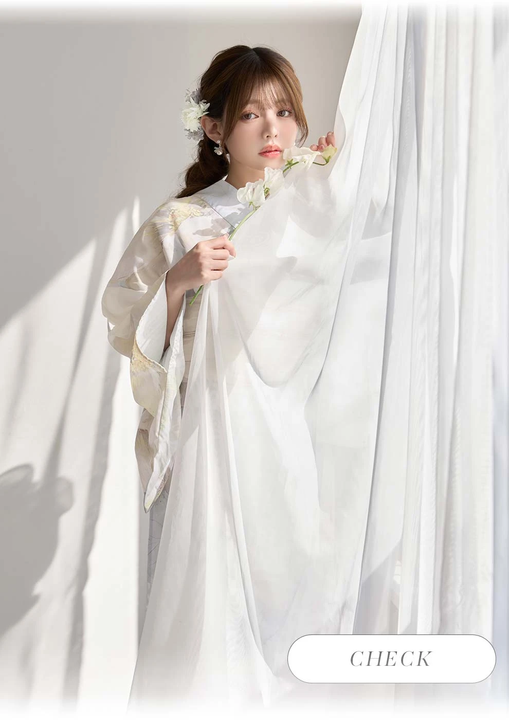 ちぃぽぽ(吉木千沙都)ちゃん着用 アイシーフラワー牡丹浴衣2