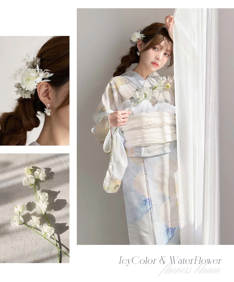 ちぃぽぽ(吉木千沙都)ちゃん着用 アイシーフラワー牡丹浴衣4