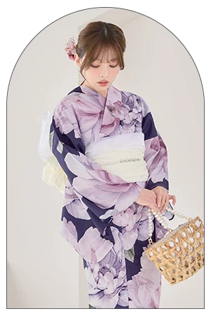 ちぃぽぽ(吉木千沙都)ちゃん着用 ネイビーピオニー浴衣をチェック