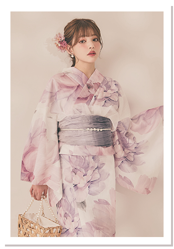 ちぃぽぽ(吉木千沙都)ちゃん着用 パープルピオニー浴衣をチェック