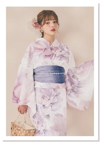 ちぃぽぽ(吉木千沙都)ちゃん着用 パープルピオニー浴衣をチェック