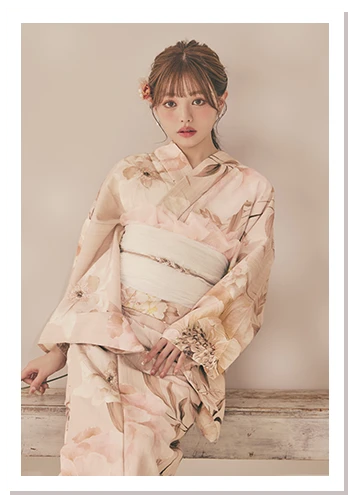 ちぃぽぽ(吉木千沙都)ちゃん着用 くすみピンクスウィート浴衣をチェック