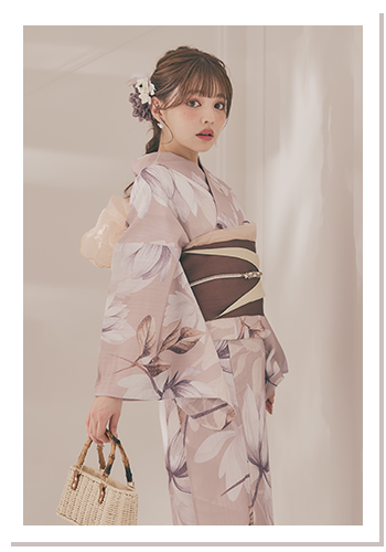 ちぃぽぽ(吉木千沙都)ちゃん着用 ホワイトフラワーブラウン浴衣をチェック