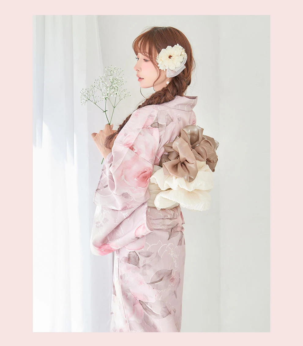 三上悠亜ちゃん着用ミストレアスコラボ浴衣 ピンク3