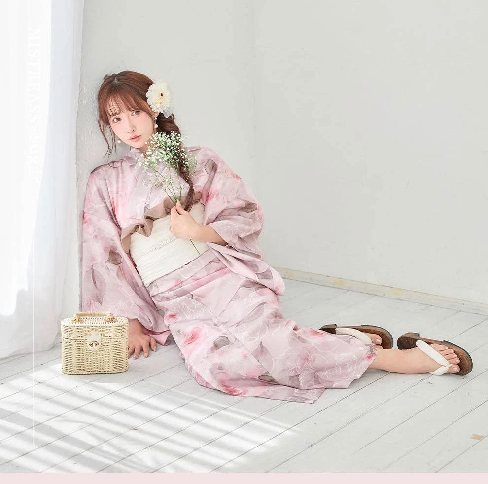 三上悠亜ちゃん着用ミストレアスコラボ浴衣 ピンク6