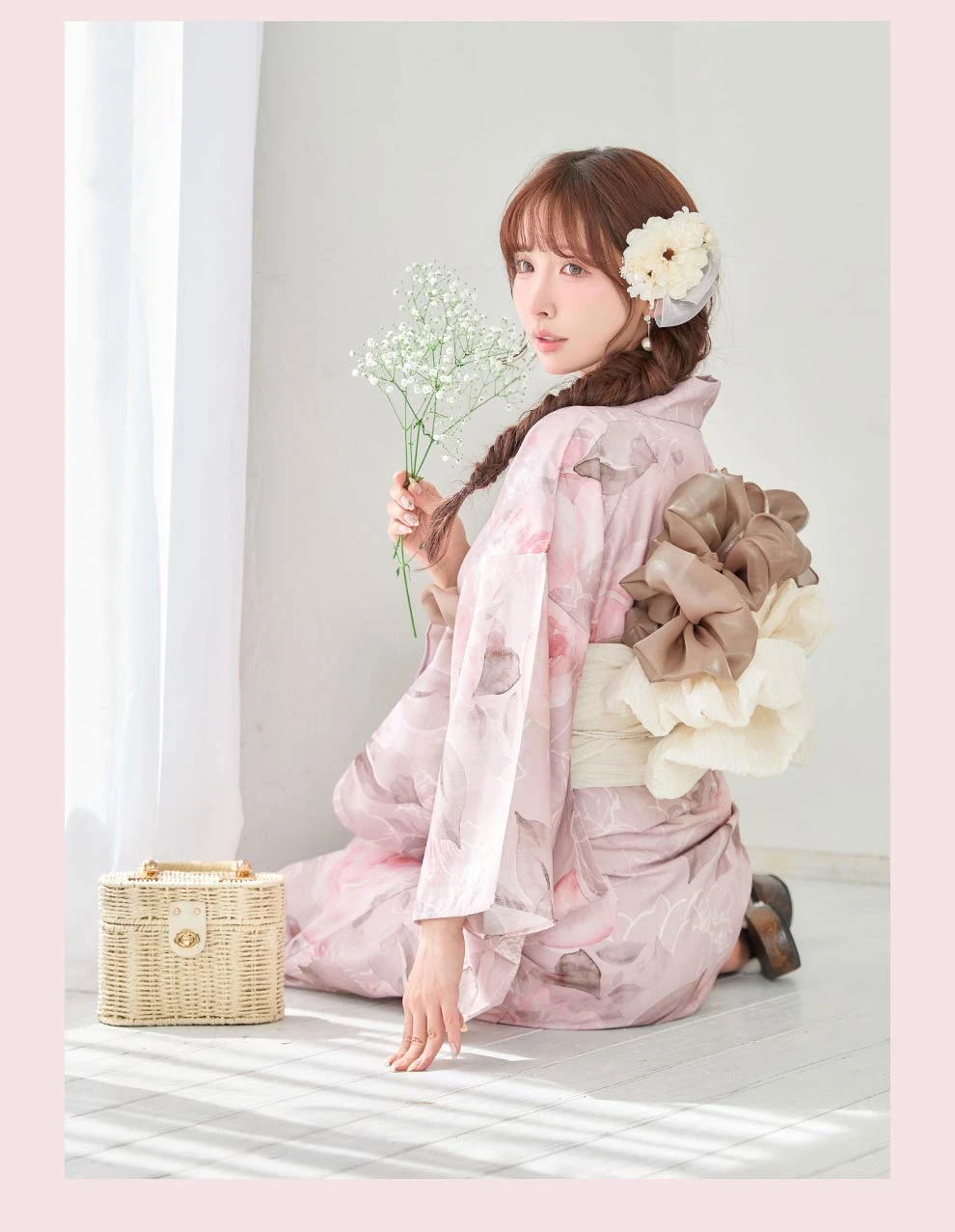 三上悠亜ちゃん着用ミストレアスコラボ浴衣 ピンク7