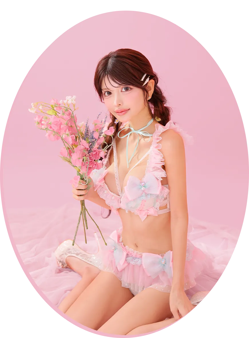 【Deco Lingerie/ デコランジェリー】 Deco Lingerie 47/ ランジェリー/ 4点セット 5
