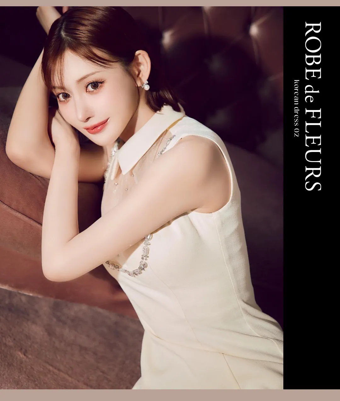 【ROBE de FLEURS/ローブドフルール】ビジュー/ シアー/ チュール/ タイト/ ミニドレス/ キャバドレス4
