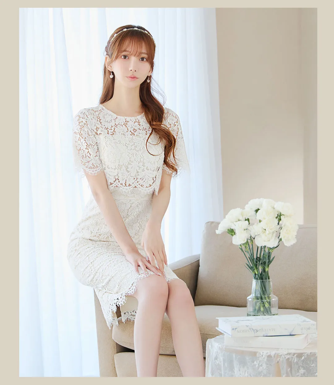 ゆめが着る、大人の美しさを引き立てるスプリングワンピース9