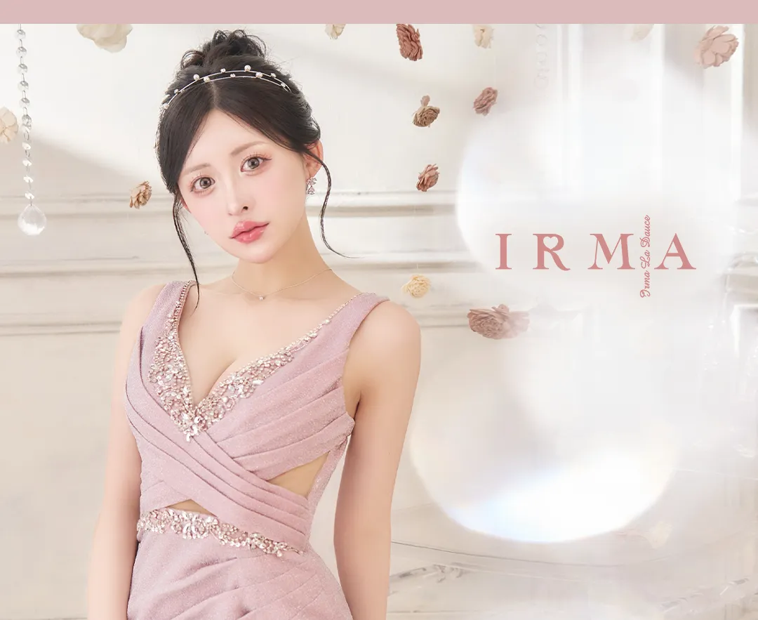【IRMA/イルマ】ビジュー/ ラメ/ タック/ クロスデザイン/ ノースリーブ/ タイト/ ミニドレス/ キャバドレス5
