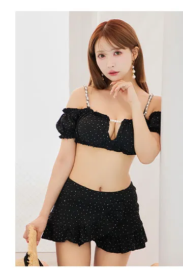 三上悠亜が着る、お姉さん系ブラックビキニ6