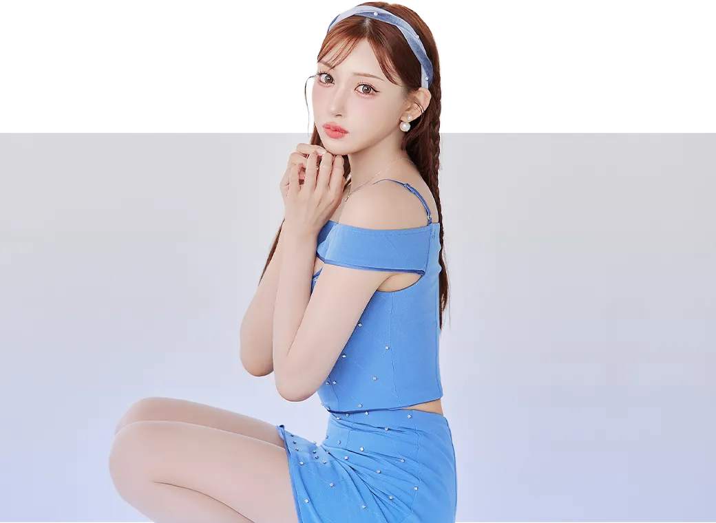 【ROBE de FLEURS Glossy/ローブ・ド・フルール グロッシー】バストカット/ セットアップ/ オフショル/ キャミ/ ミニドレス/ キャバドレス5