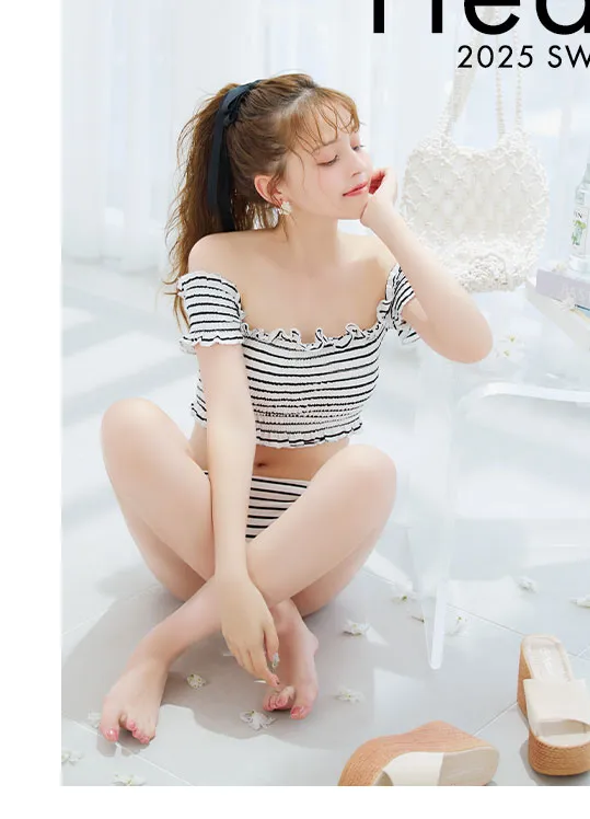 加藤ナナが着るヘルシー水着8LOOK3