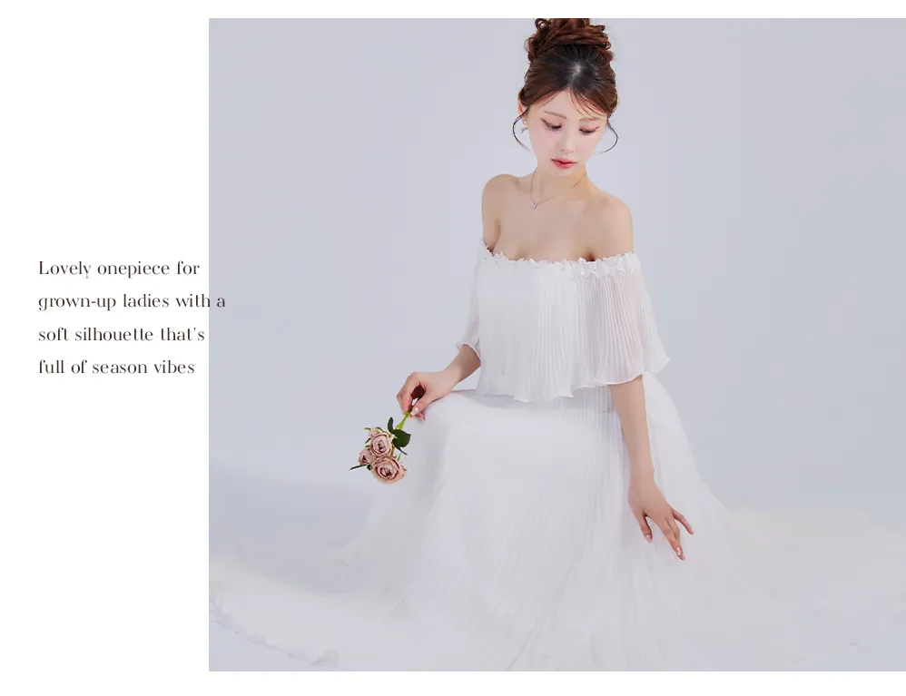 【GINZA COUTURE/銀座クチュール】総レース/ ノースリーブ/ ウエストリボン/ Aライン/ フレア/ 膝丈/ ワンピース/ ミディアムドレス/ キャバドレス