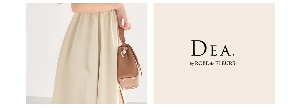【DEA.by ROBE de FLEURS/ディアバイローブドフルール】リッチ/ オーガンジー/ フレア/ ロング/ ワンピース/ ミモレ丈/ ミディアムドレス/ キャバドレス