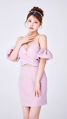 THE PINK ♡ アニバーサリー企画第2弾！三上悠亜とsugar専属モデルが着る、 指名No.1のピンクキャバドレス特集 ラインナップ4