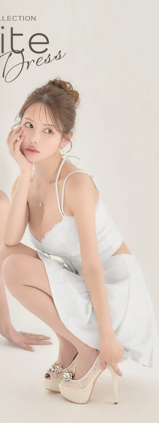 ゆめが着る、ホワイトドレス1