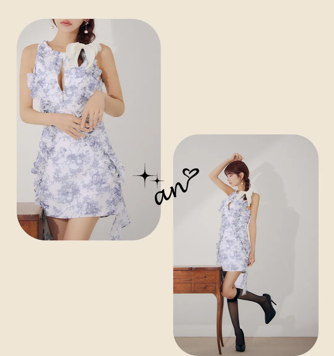 Printed_Dress_feat/明日花キララ_まりん_ゆめ