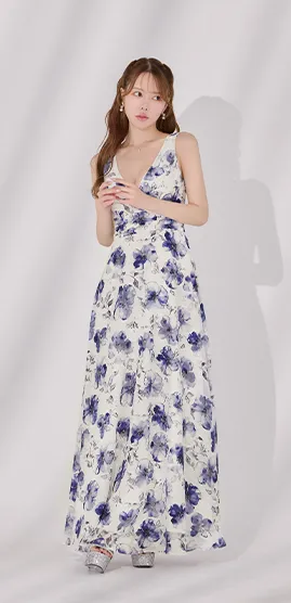 Printed_Dress_feat/明日花キララ_まりん_ゆめ