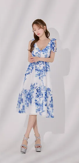 Printed_Dress_feat/明日花キララ_まりん_ゆめ