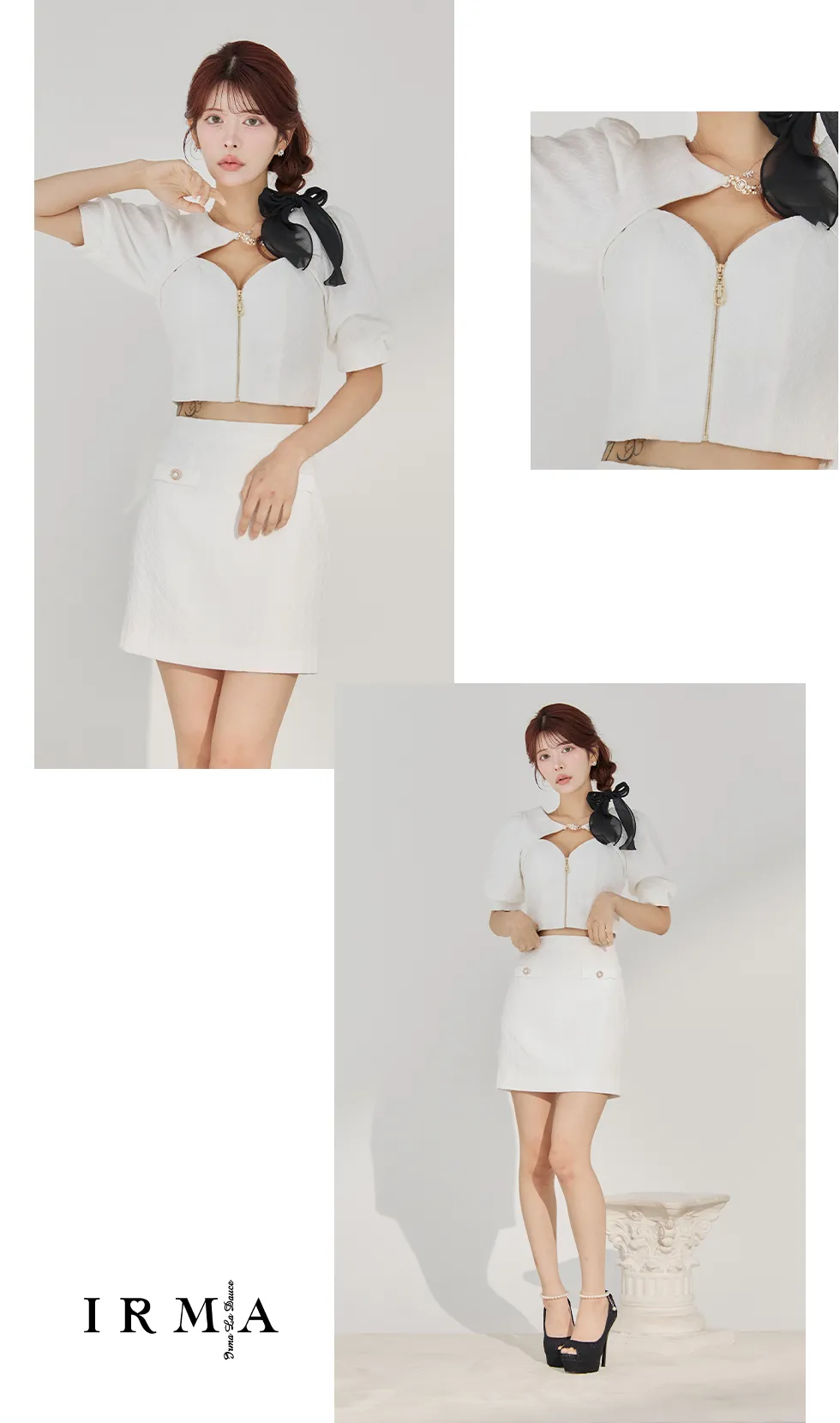 whitw dress feat.ゆめ